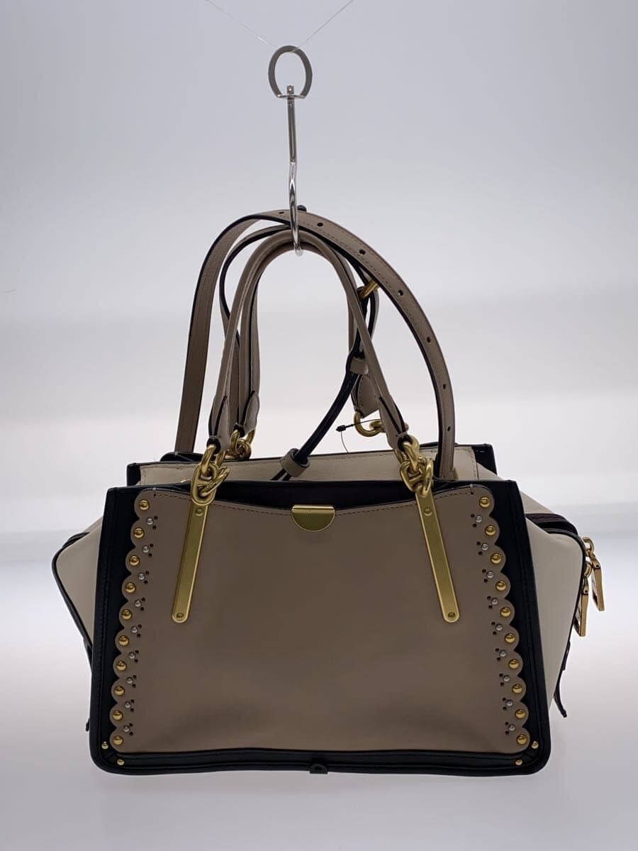 COACH Dreamer With Scallop Tote Bag Leather BEG 76421 3
