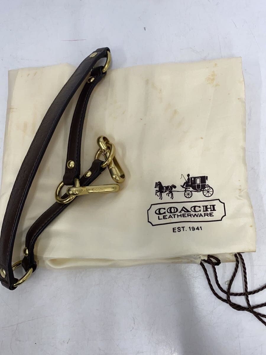 COACH Madison Handbag Leather BRW All Over Pattern K1182-18620 7