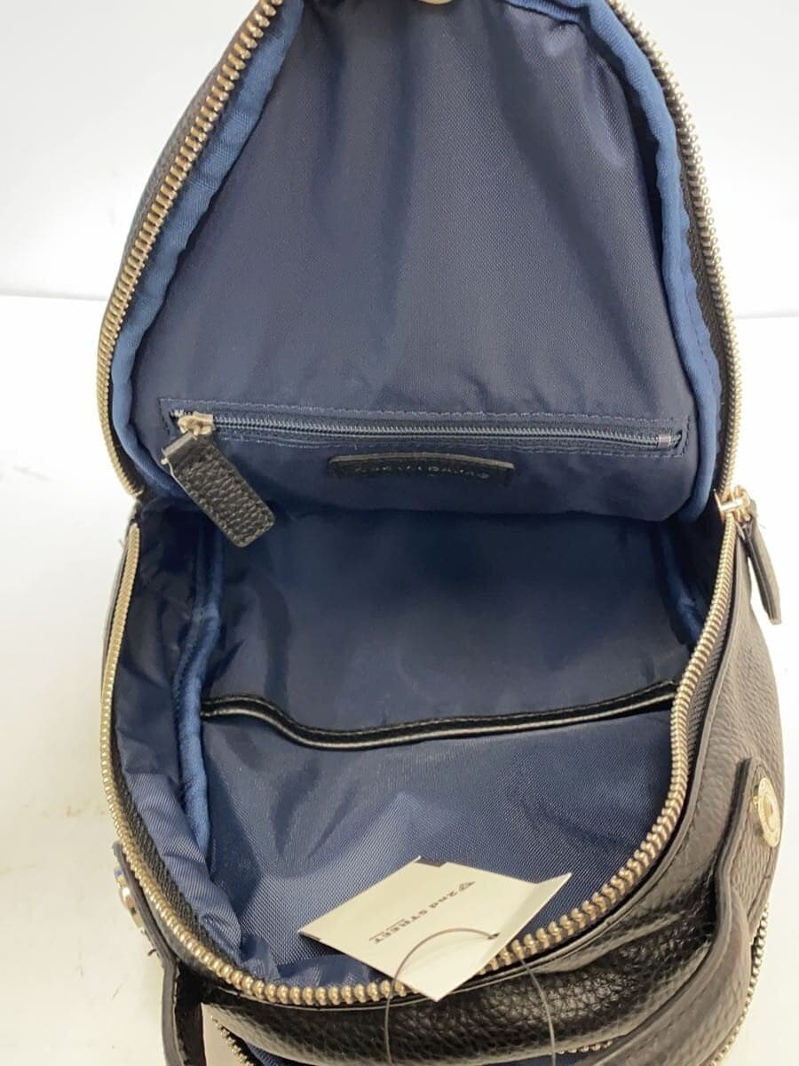 CASTELBAJAC Shoulder Bag Leather BLK Solid 6