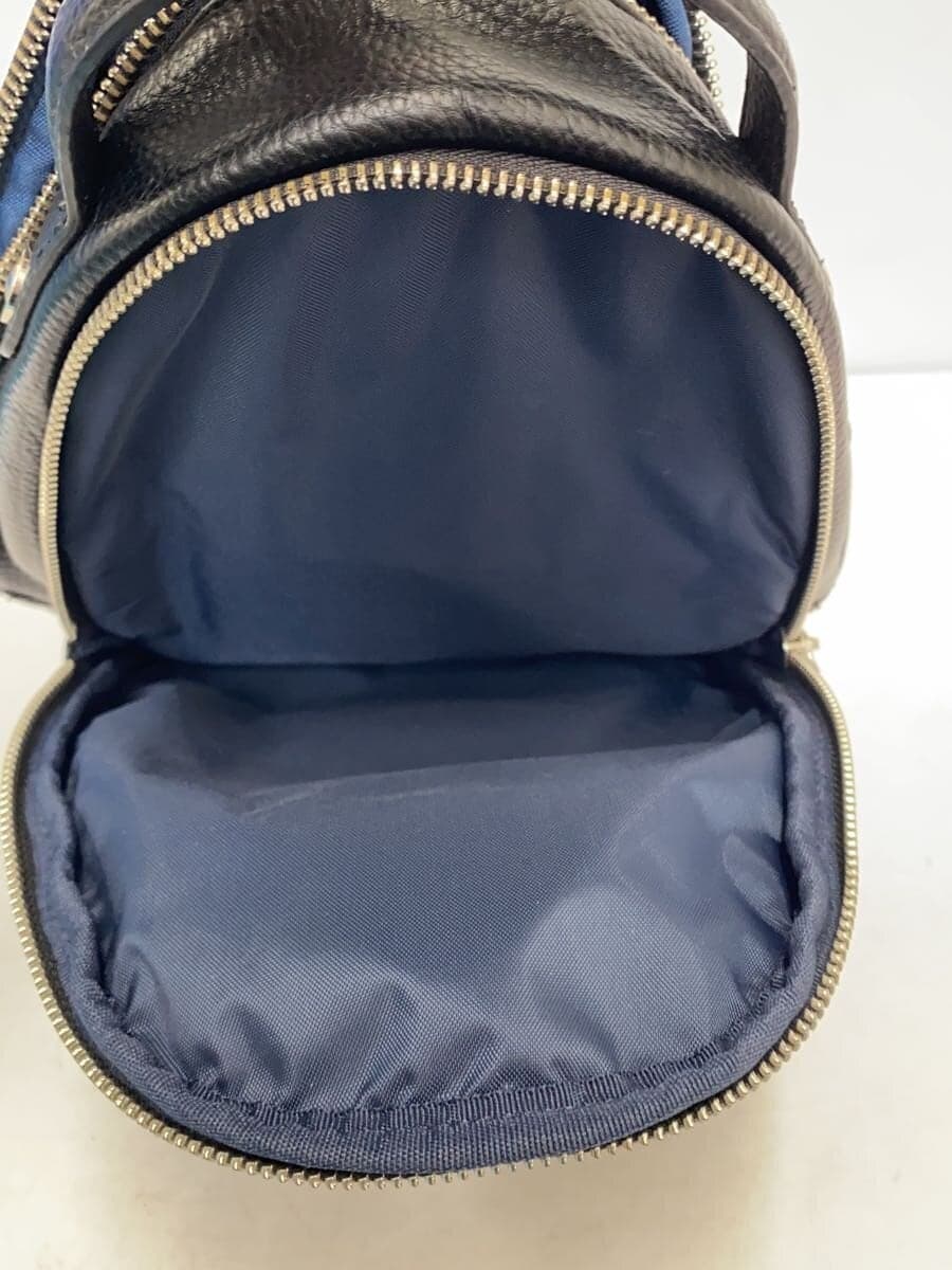 CASTELBAJAC Shoulder Bag Leather BLK Solid 7