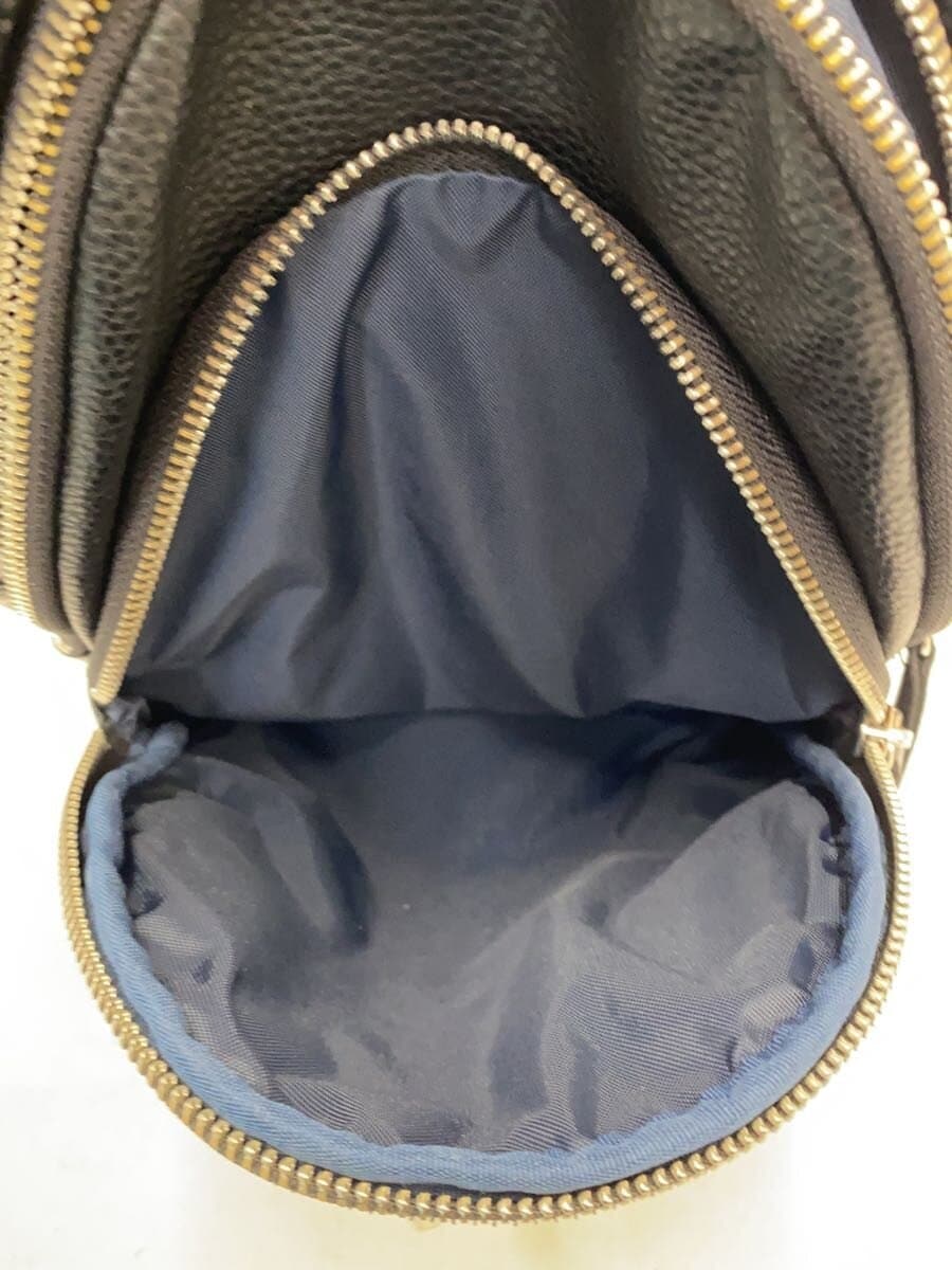 CASTELBAJAC Shoulder Bag Leather BLK Solid 8