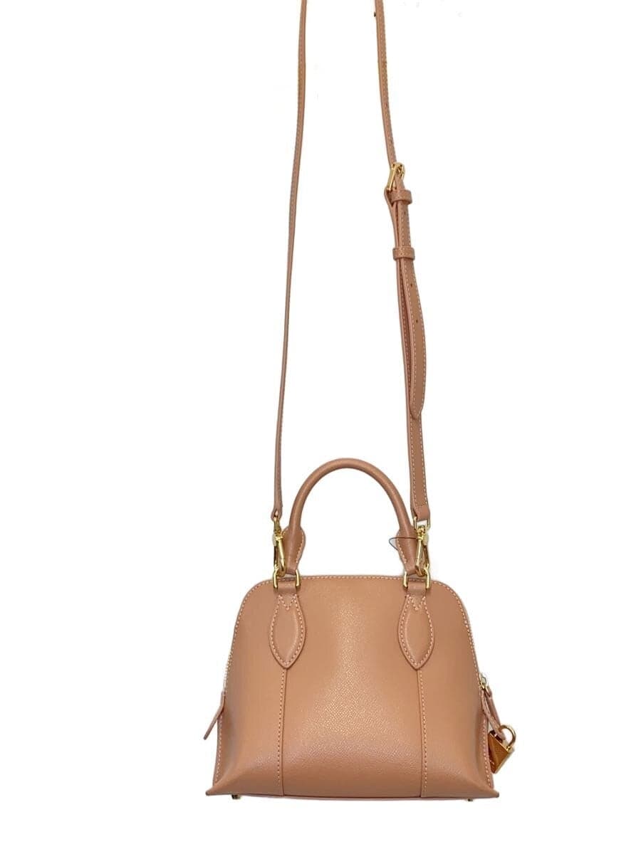 FURLAVITTORIA S DOME 2-Way Leather BEG Solid FP-2021-2774 11 3