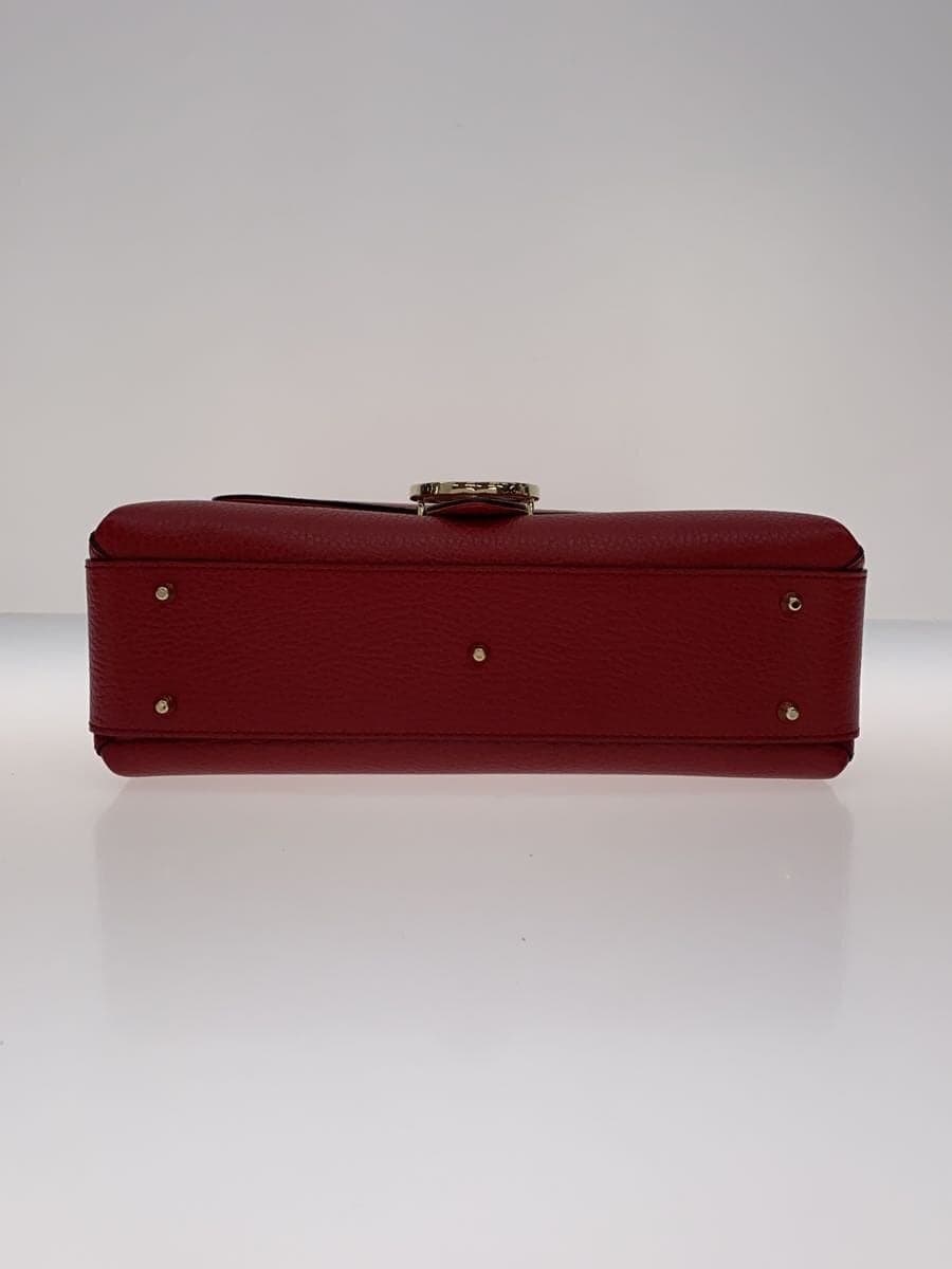 GUCCI Shoulder Bag_Interlocking G Leather RED Solid 4
