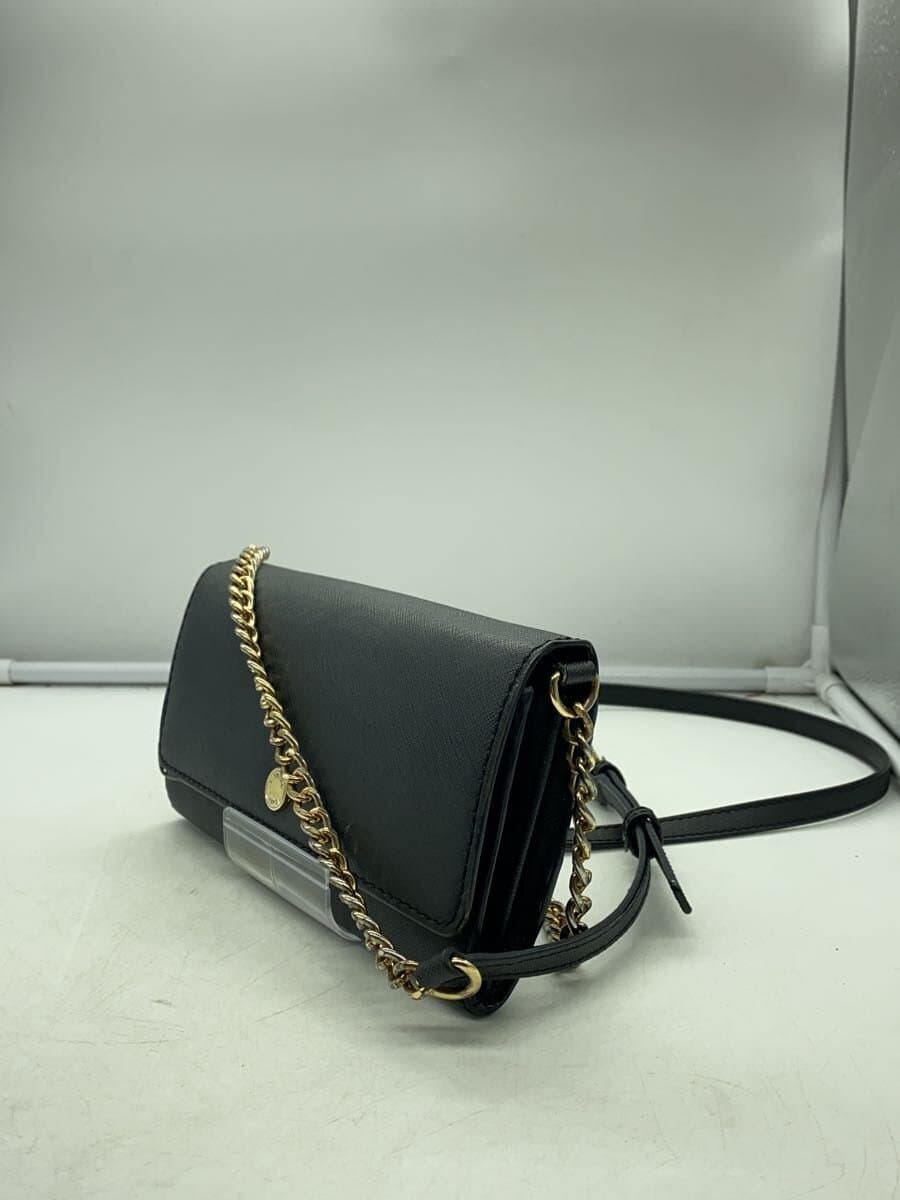 MICHAEL KORS Shoulder Bag Leather BLK Solid AV-1605 2