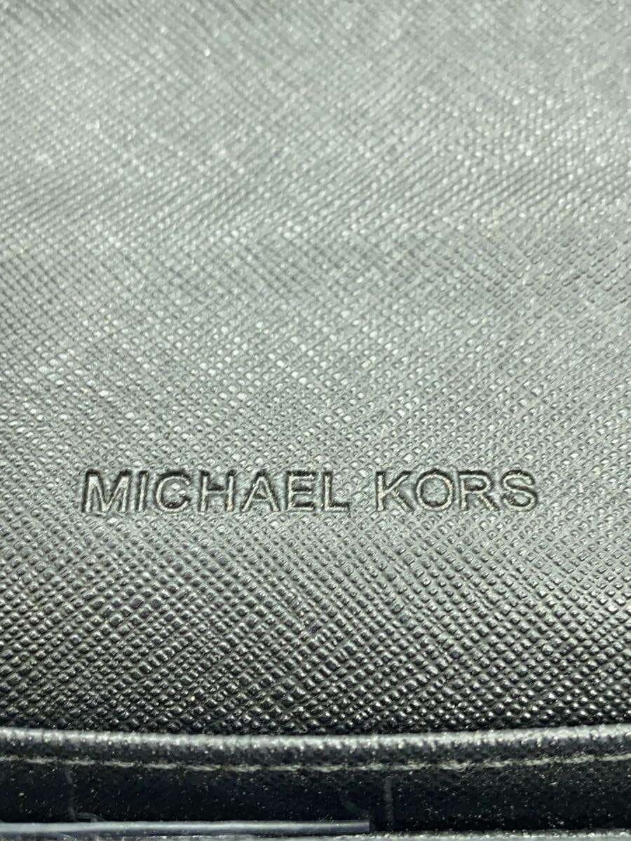 MICHAEL KORS Shoulder Bag Leather BLK Solid AV-1605 5