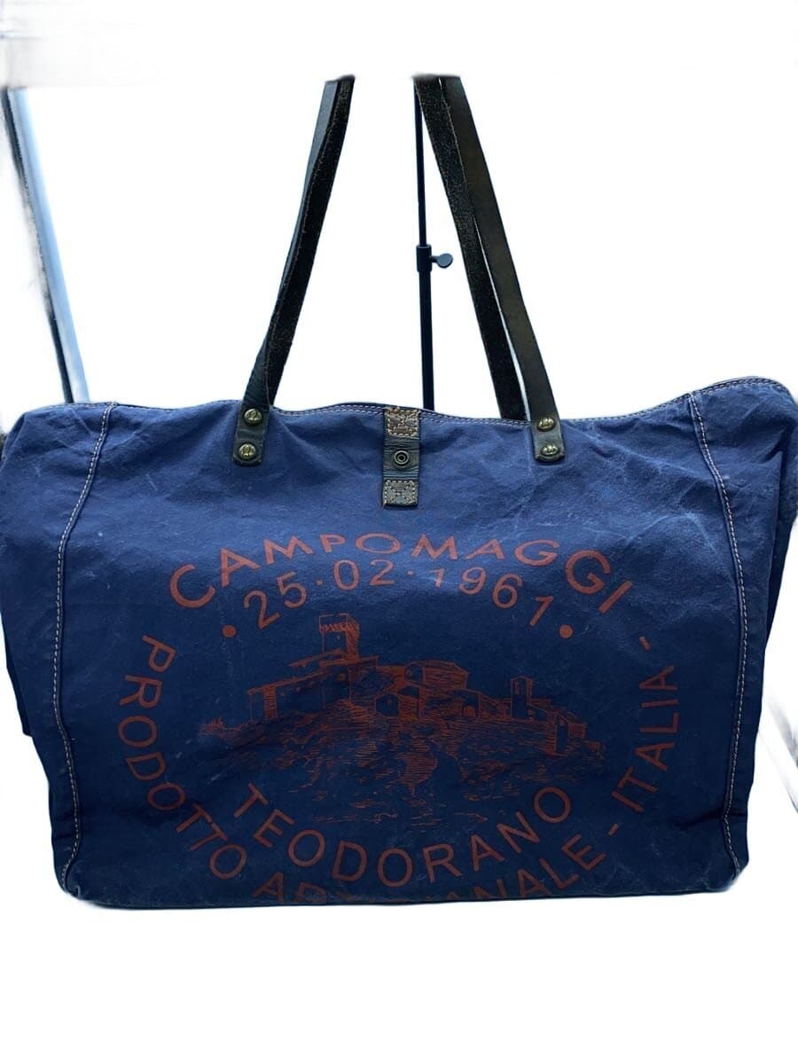 CAMPOMAGGI Tote Bag NVY Solid