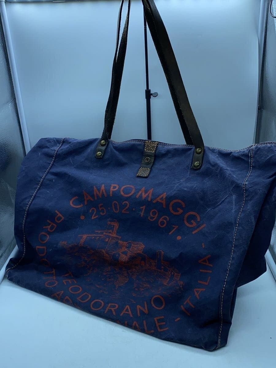 CAMPOMAGGI Tote Bag NVY Solid 2