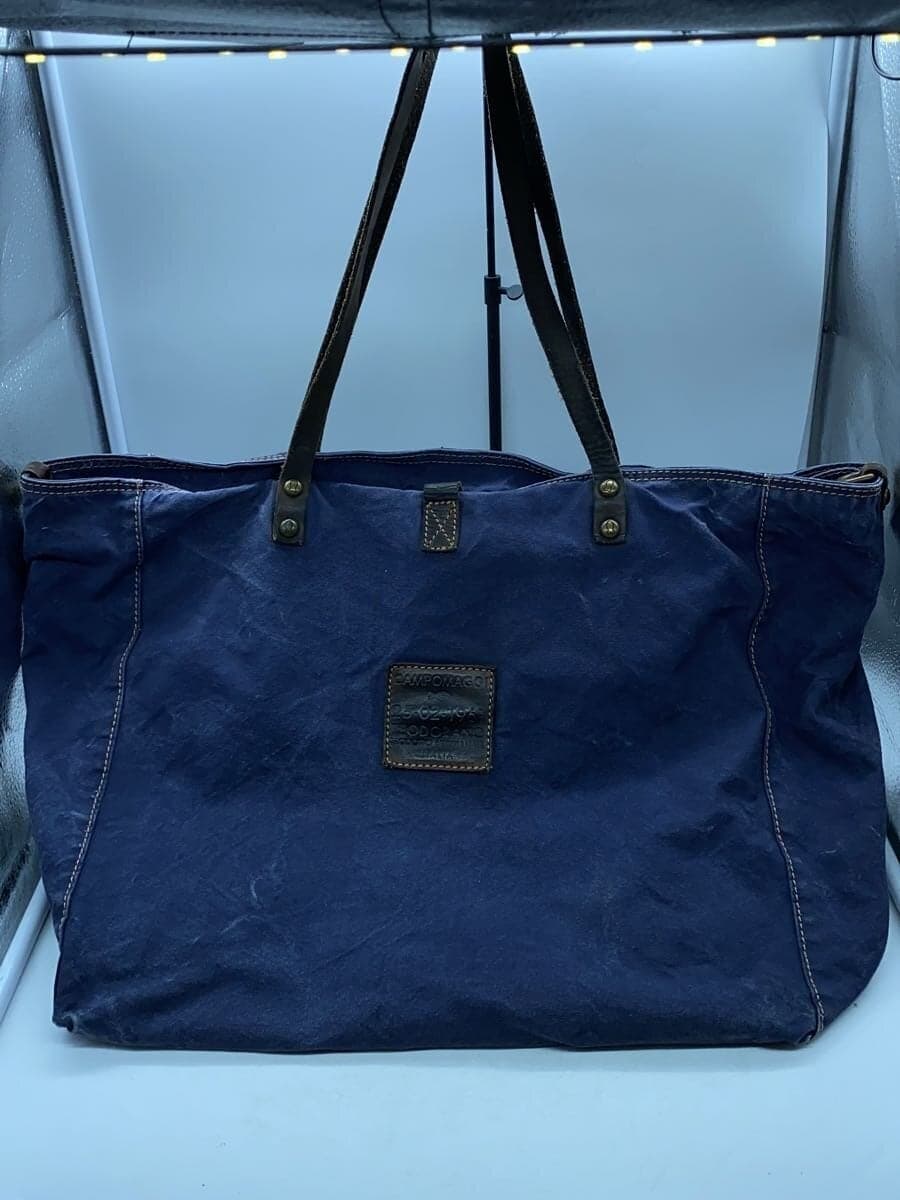 CAMPOMAGGI Tote Bag NVY Solid 3