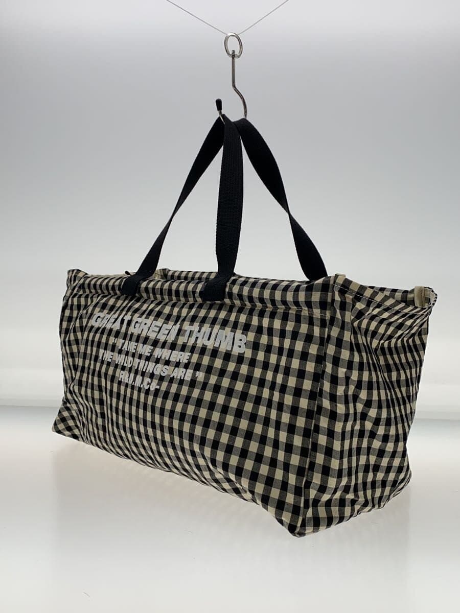 R&D.M.Co-(OLDMAN’S TAILOR)Tote Bag Cotton BLK Gingham CK 2