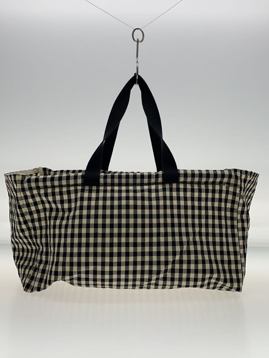 R&D.M.Co-(OLDMAN’S TAILOR)Tote Bag Cotton BLK Gingham CK 3