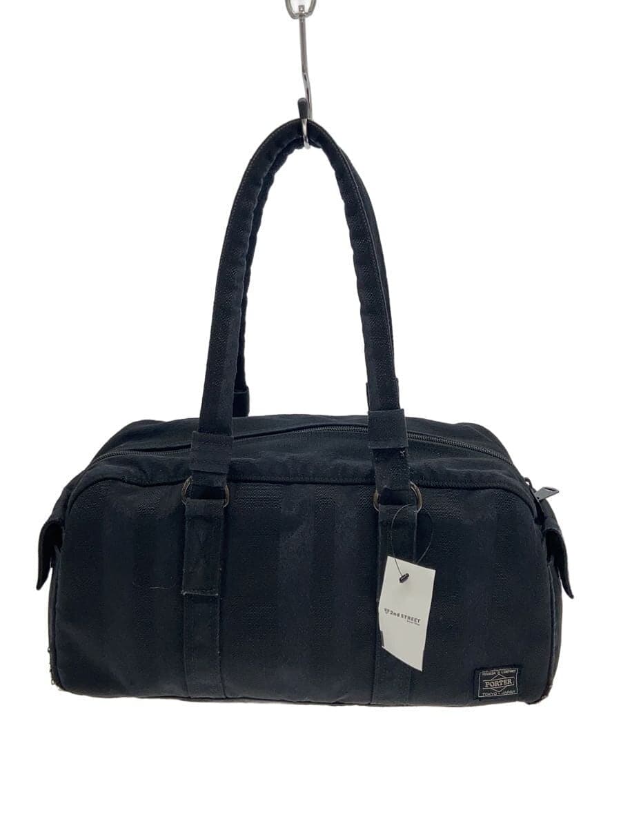 PORTER shoulder bag canvas BLK plain