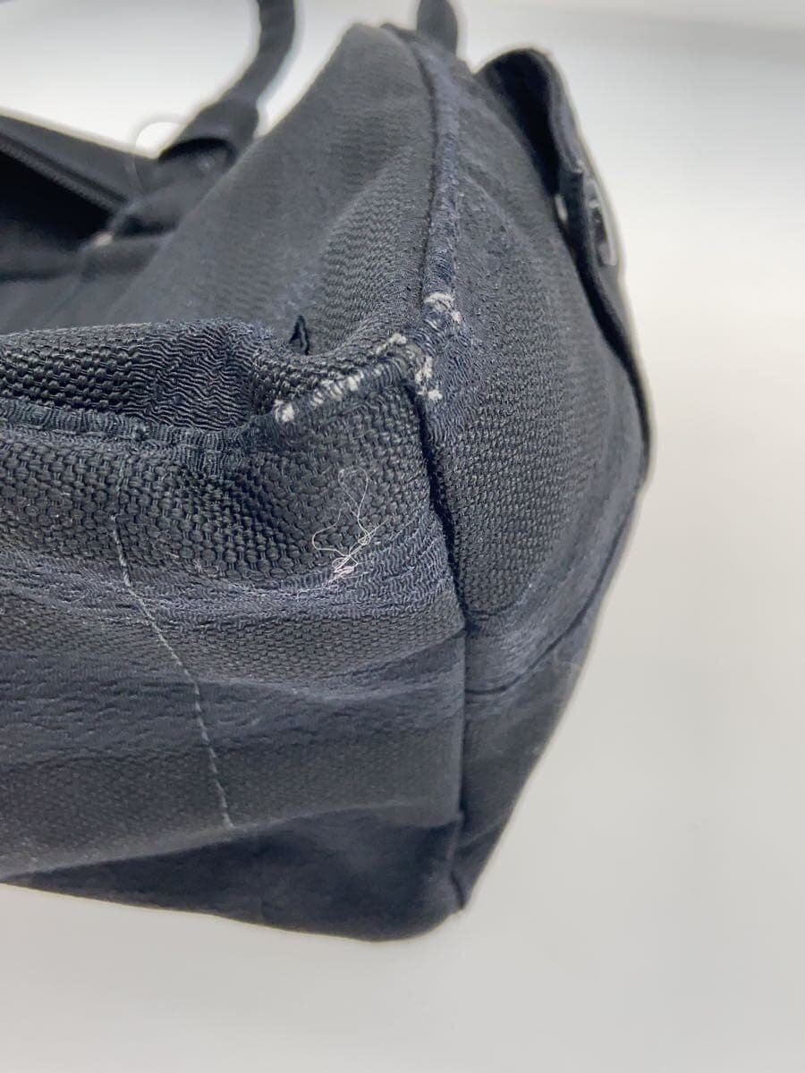 PORTER shoulder bag canvas BLK plain 7