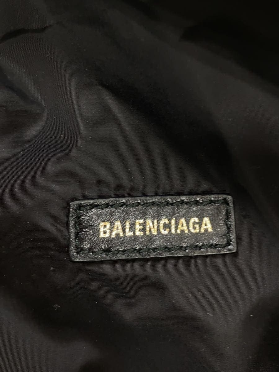 BALENCIAGA shoulder bag nylon BLK solid 552770 black black 5