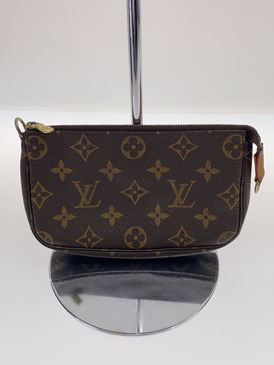 LOUIS VUITTON1)Pochette Accessoires_Monogram Canvas PVC BRW Brown 3