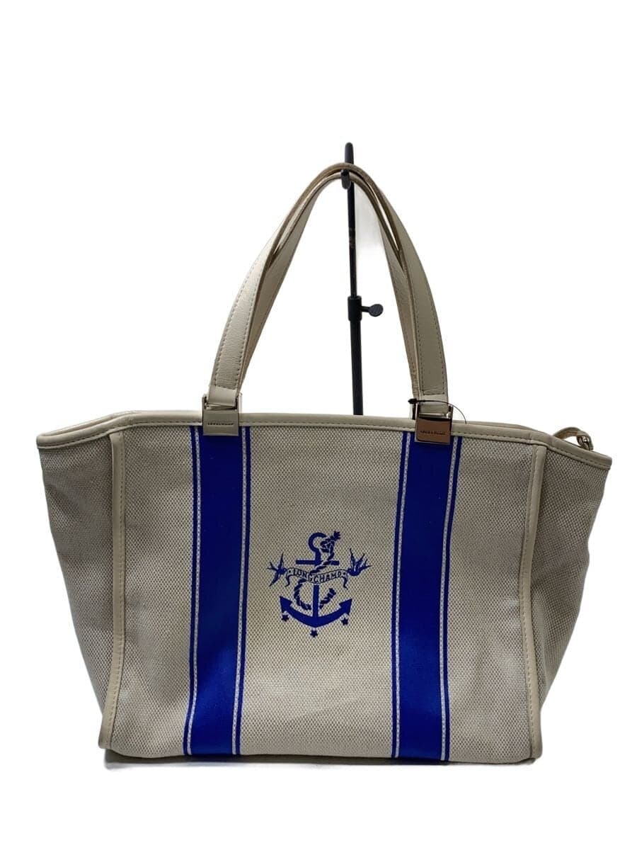 LONGCHAMP bag -- BEG beige bag canvas