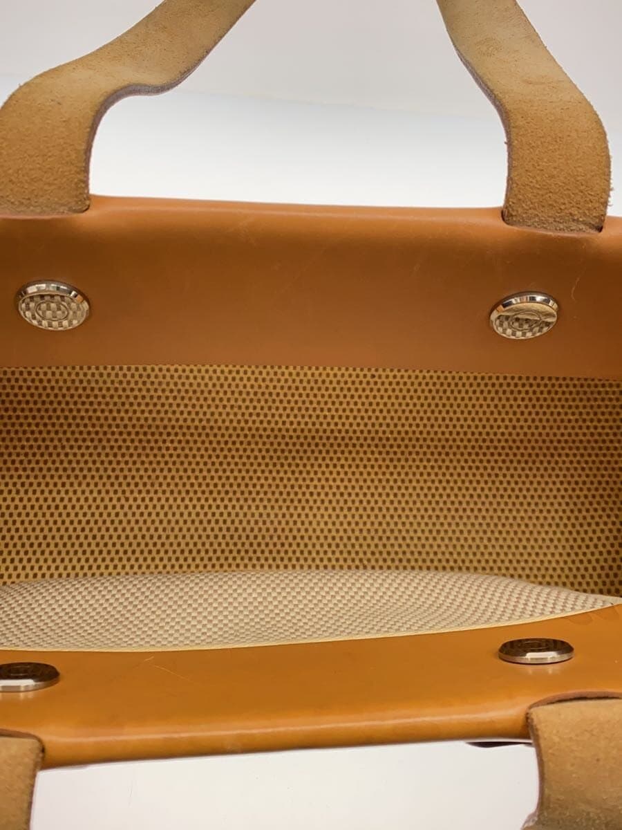 HERMES Cabas mm Stain Spare Bag Metal Bag Canvas IVO Solid 6