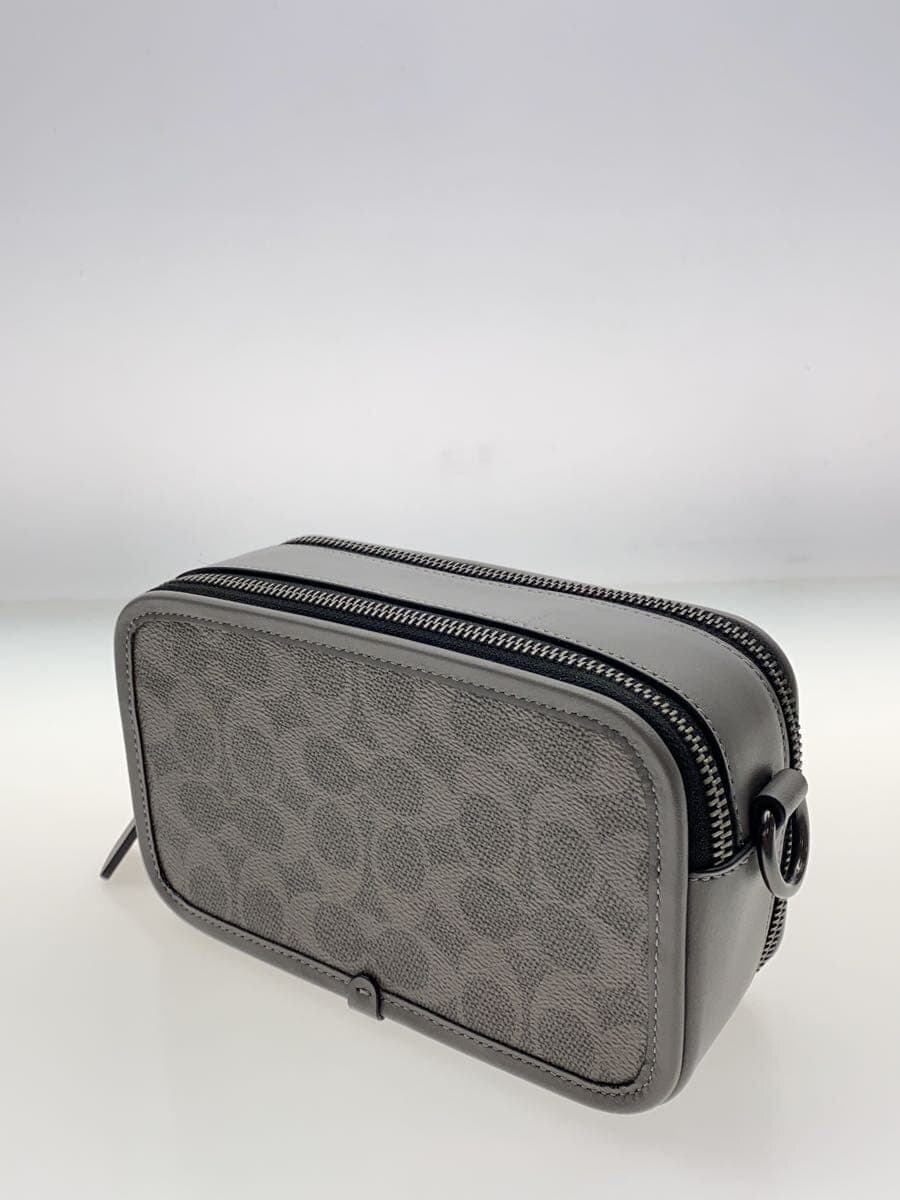 COACH Shoulder Bag Polyester GRY All Over Pattern 2