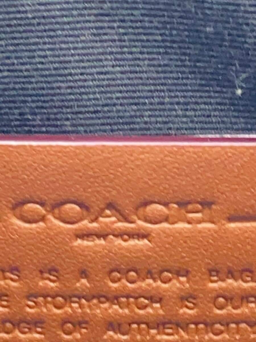 COACH Shoulder Bag Polyester GRY All Over Pattern 5