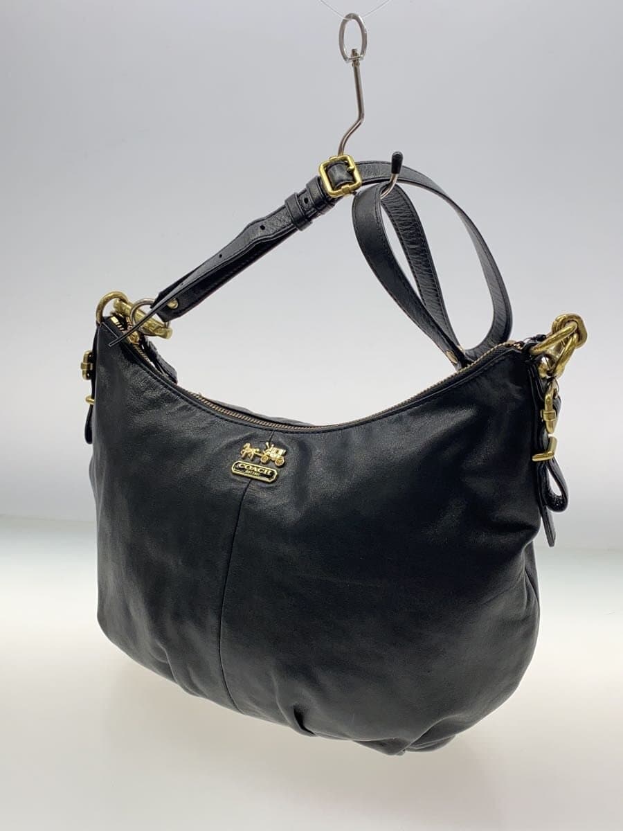 COACH Inside With Stain Shoulder Bag Polyester BLK Solid 2