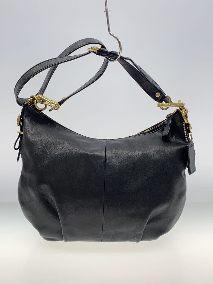 COACH Inside With Stain Shoulder Bag Polyester BLK Solid 3
