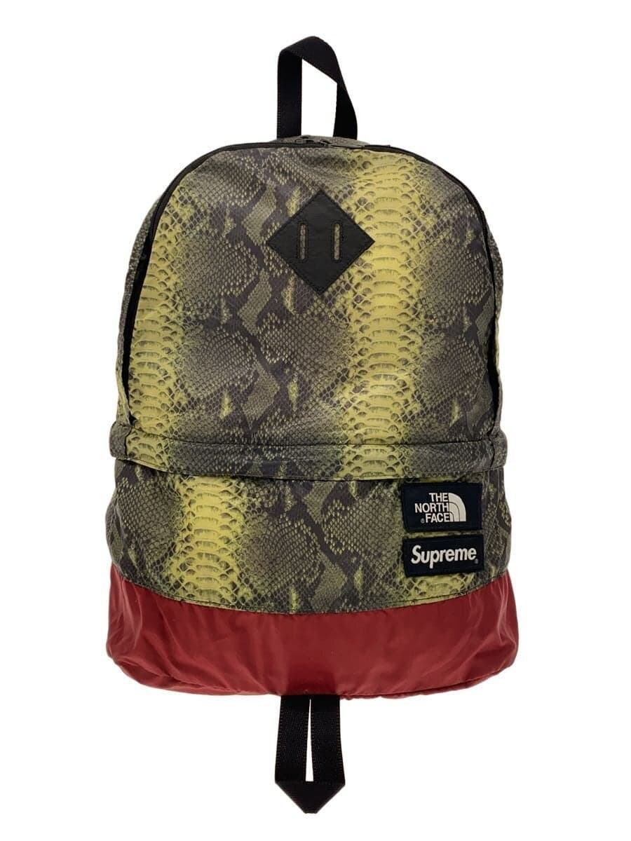 Supreme × THE NORTH FACE Backpack Nylon Green All-over pattern