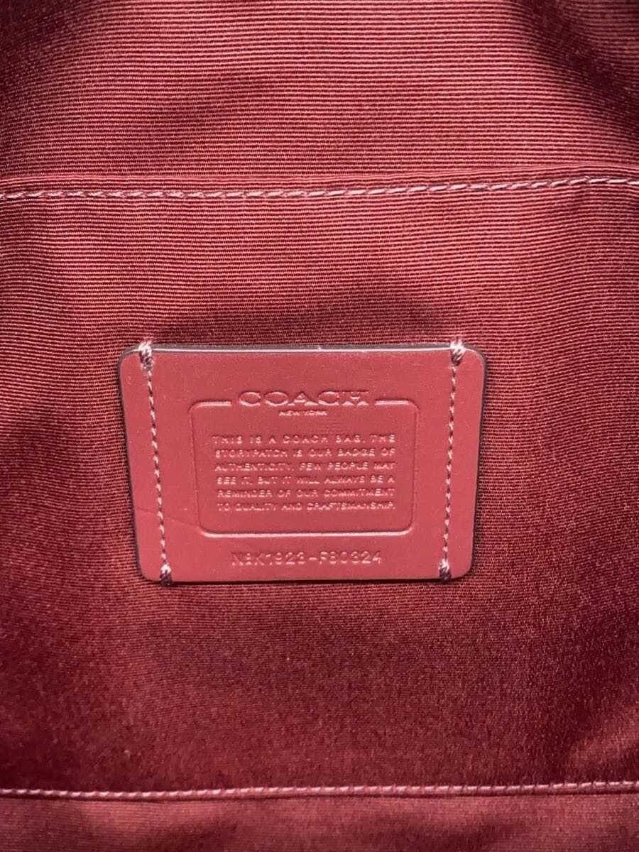 COACH shoulder bag polyester multicolor all-over pattern 5