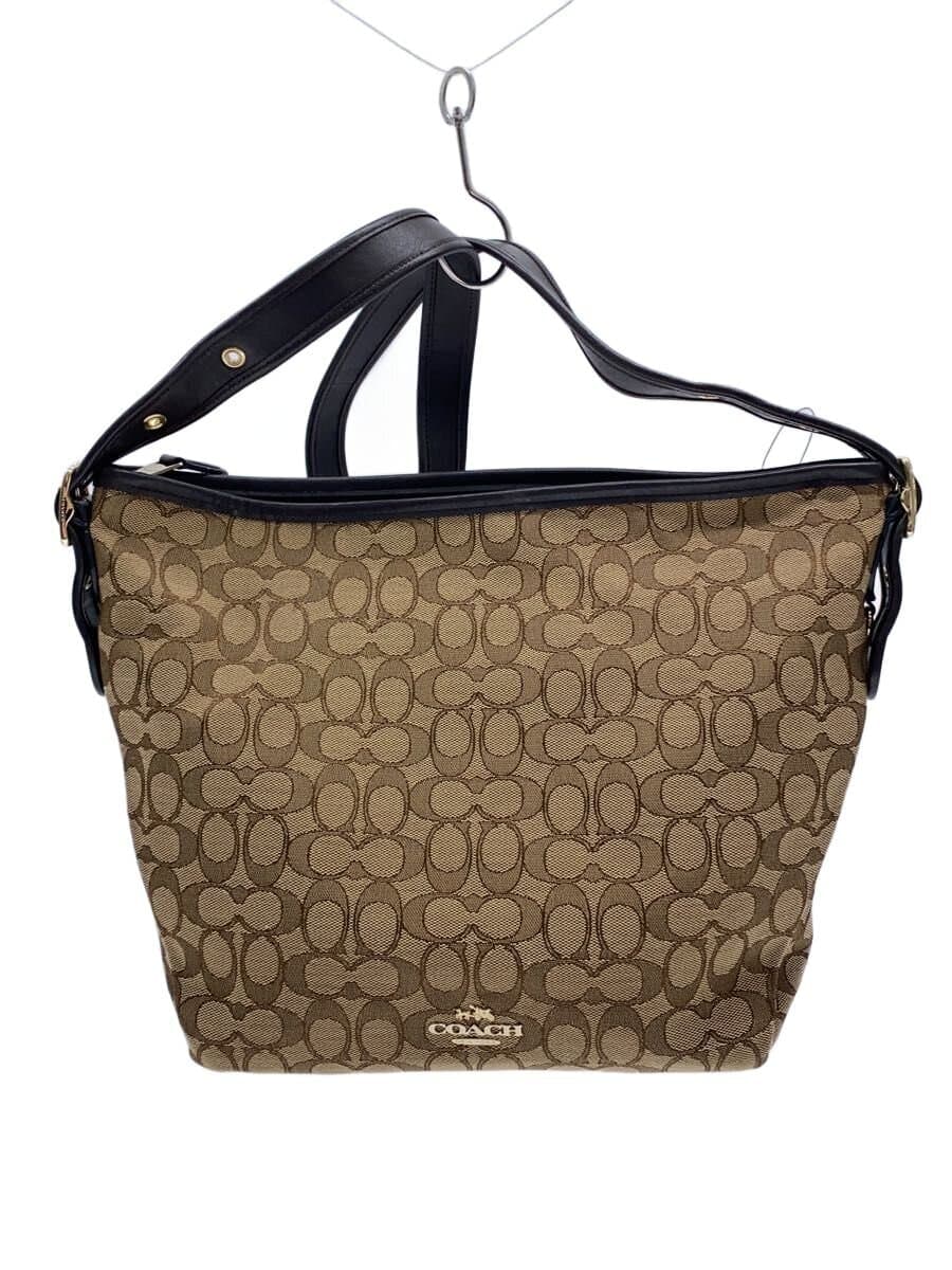 COACH shoulder bag cotton multicolor