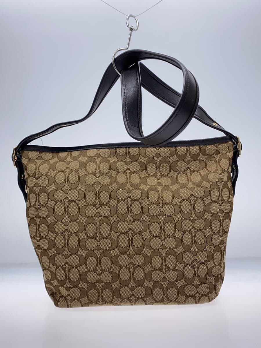 COACH shoulder bag cotton multicolor 3