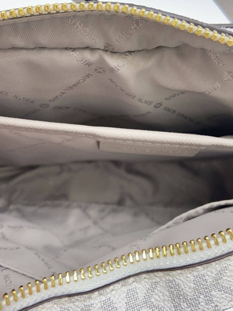 MICHAEL KORS Shoulder Bag PVC WHT All-over pattern 6