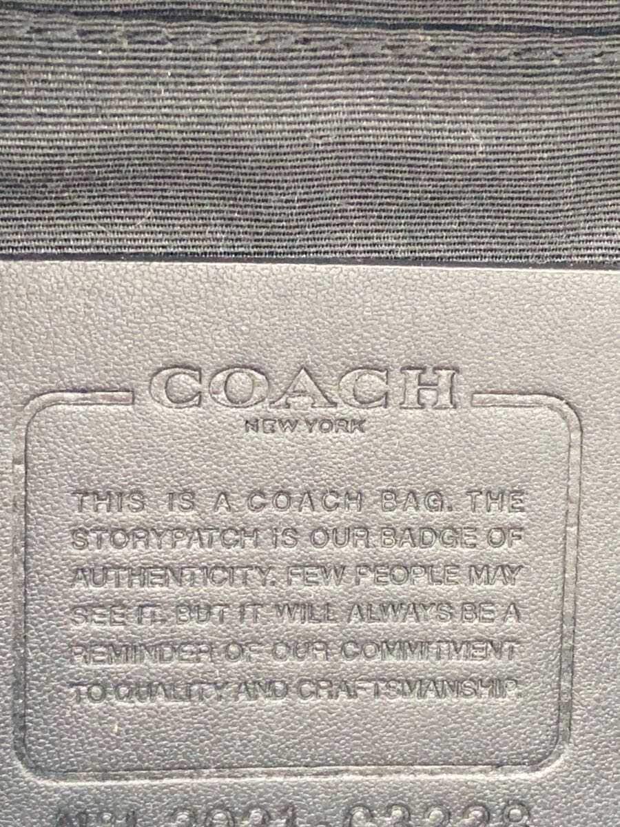 COACH bag leather BRW all-over pattern C3228 5