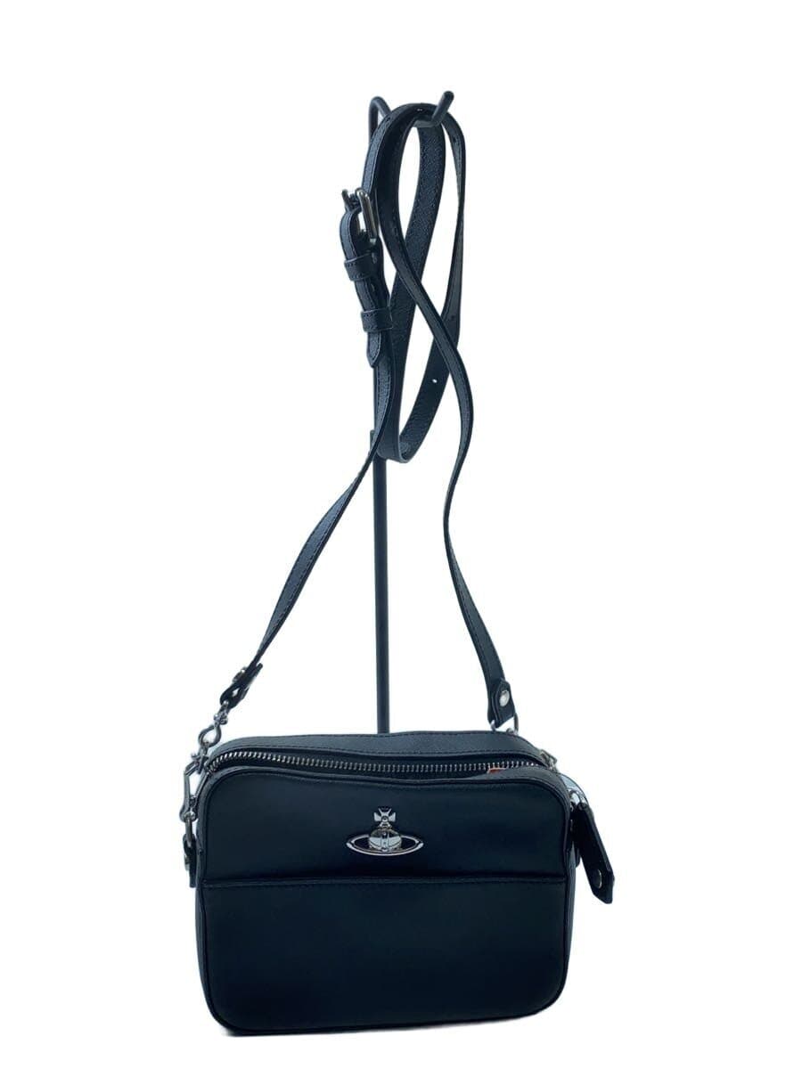 Vivienne Westwood Shoulder Bag BLK Solid Black Black