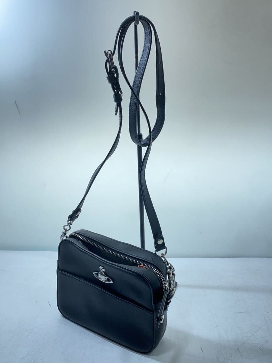 Vivienne Westwood Shoulder Bag BLK Solid Black Black 2