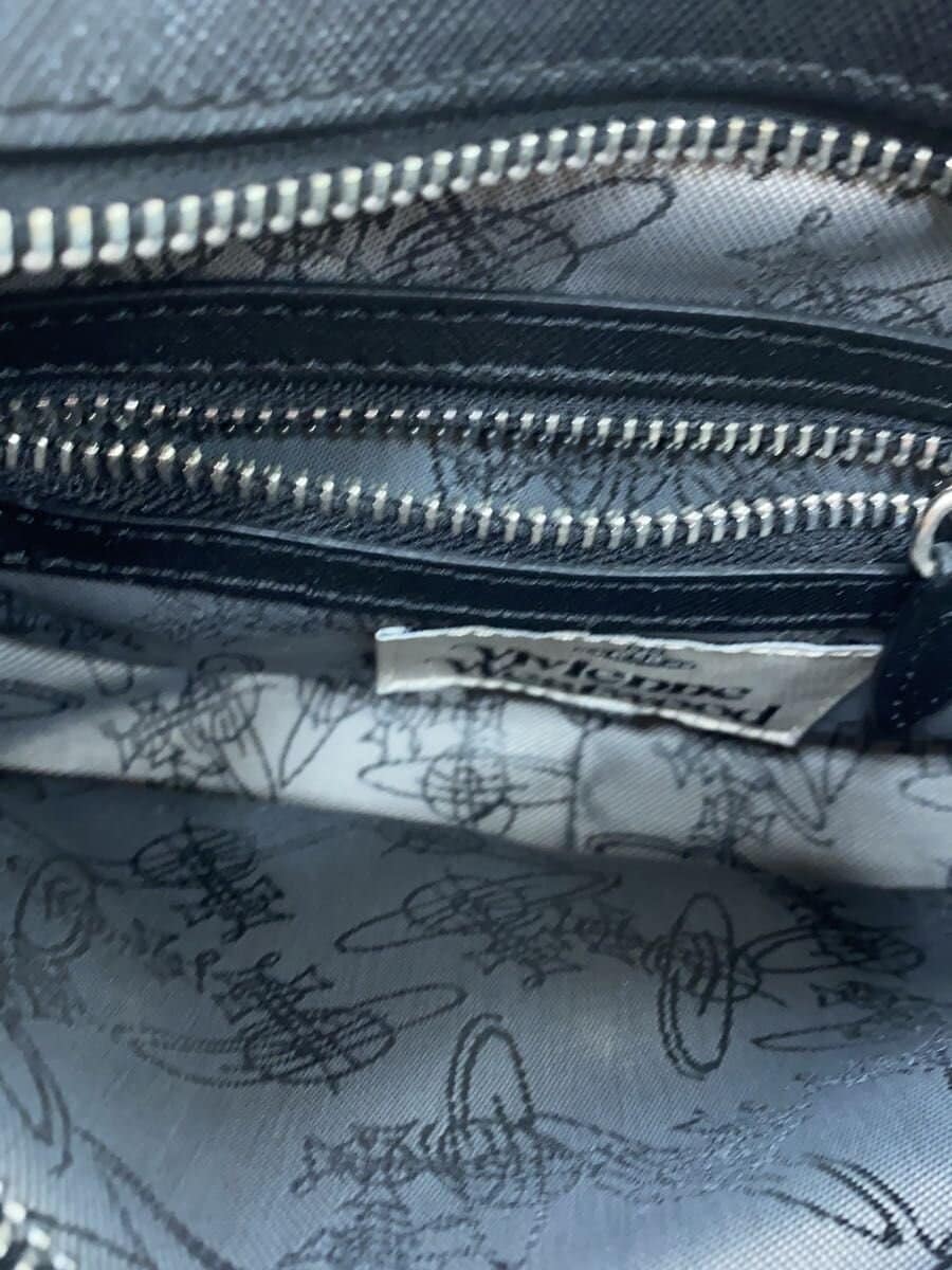 Vivienne Westwood Shoulder Bag BLK Solid Black Black 6
