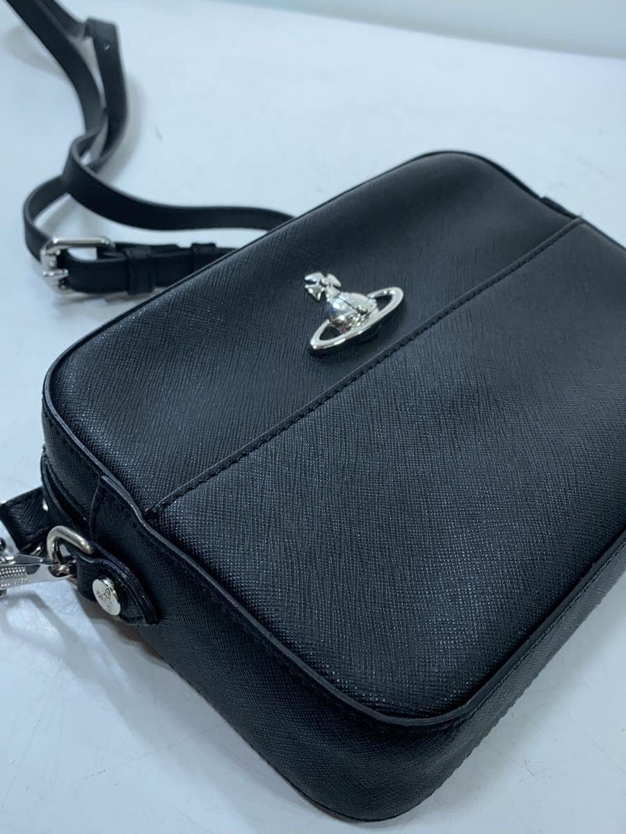 Vivienne Westwood Shoulder Bag BLK Solid Black Black 7