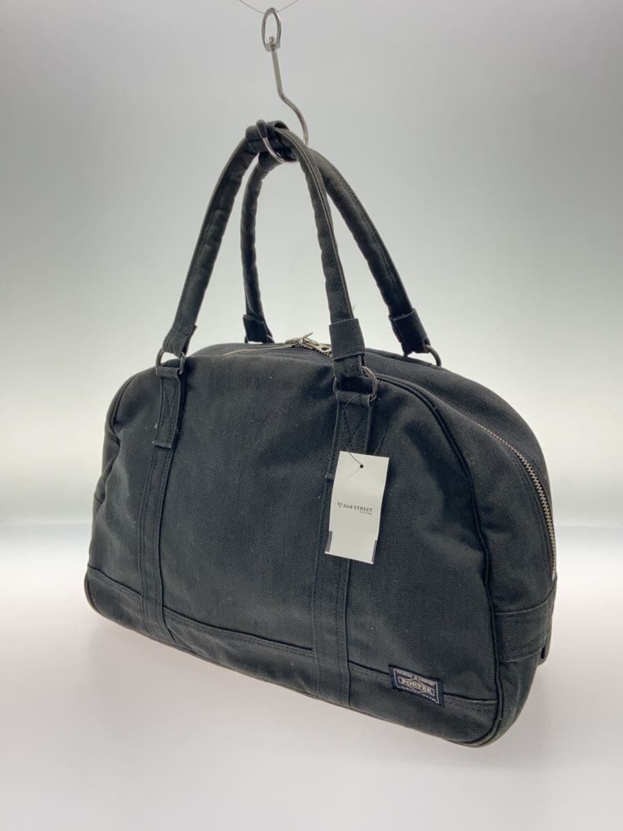 PORTER Boston Bag Canvas GRY Plain 2