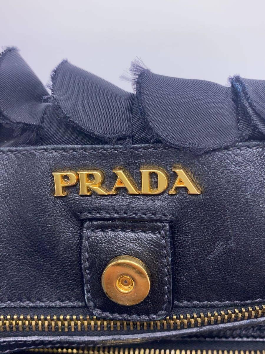 PRADA bag nylon BLK black black bag 5