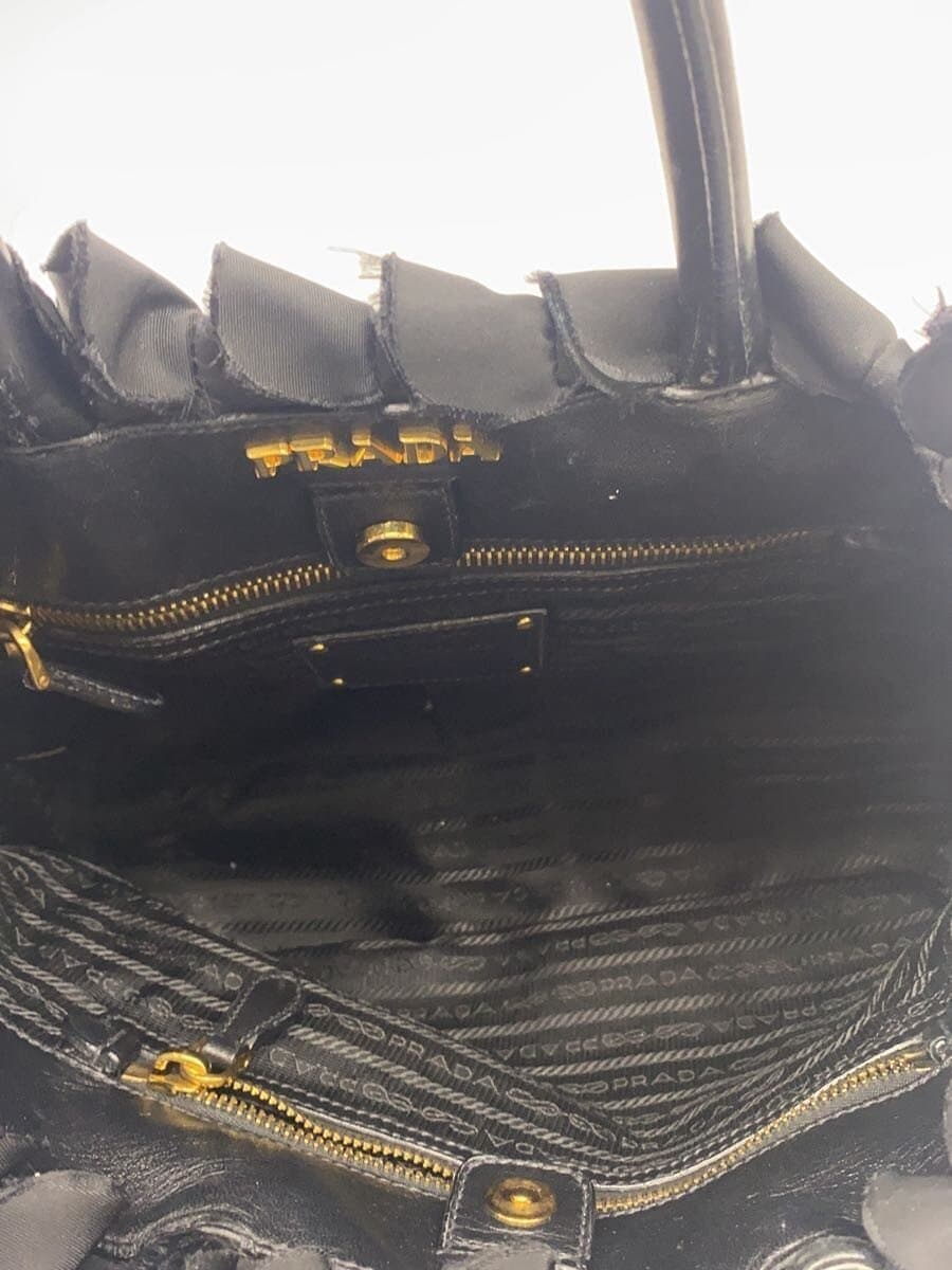 PRADA bag nylon BLK black black bag 6