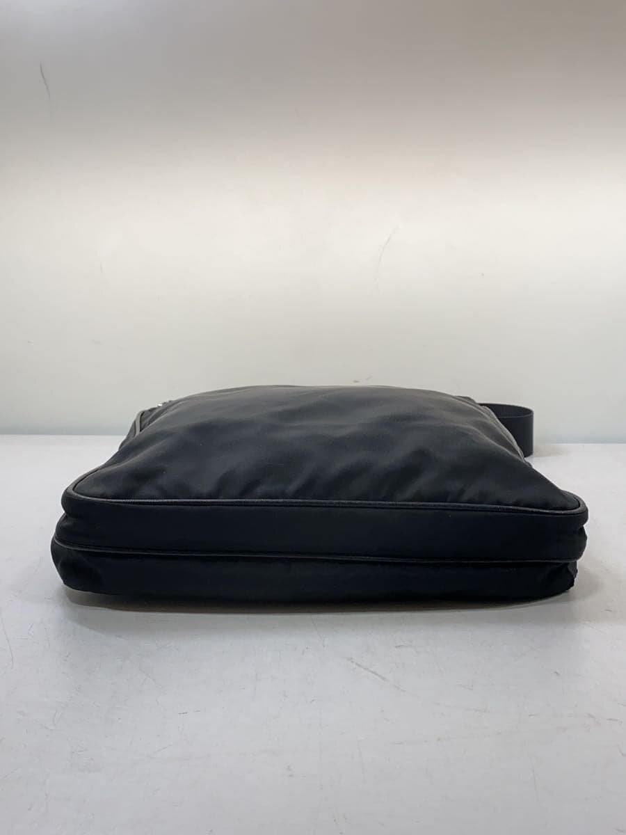 PRADA shoulder bag nylon BLK plain black black 4