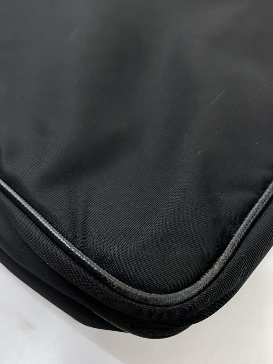 PRADA shoulder bag nylon BLK plain black black 7