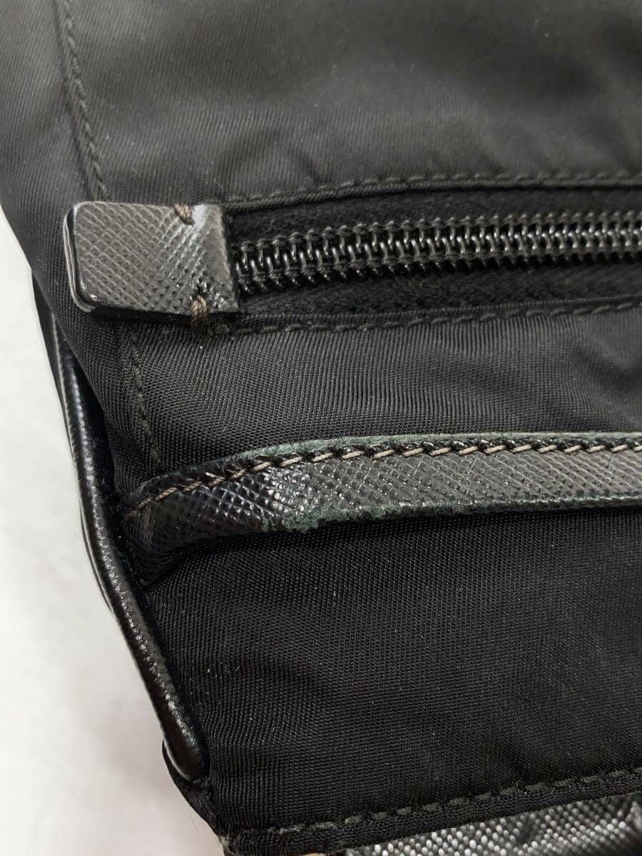 PRADA shoulder bag nylon BLK plain black black 8