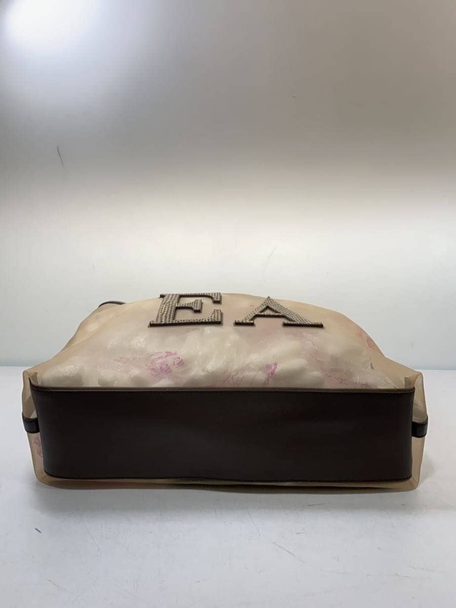 EMPORIO ARMANI tote bag -- BEG plain beige 4