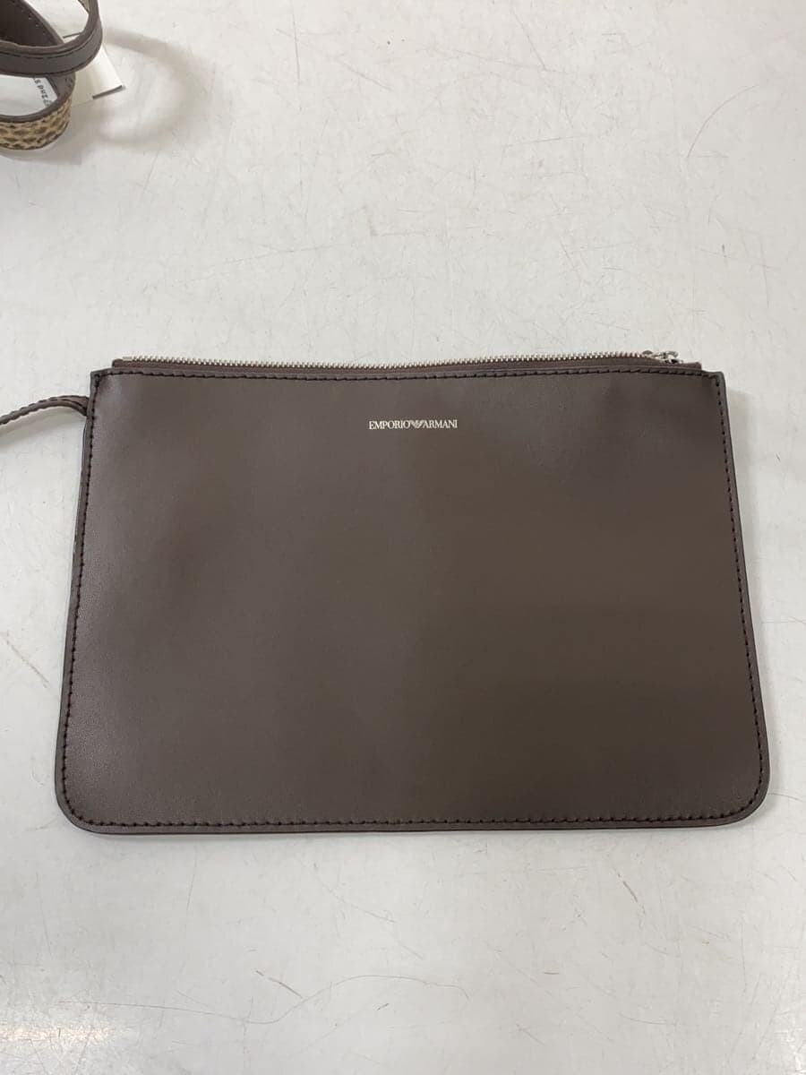 EMPORIO ARMANI tote bag -- BEG plain beige 7