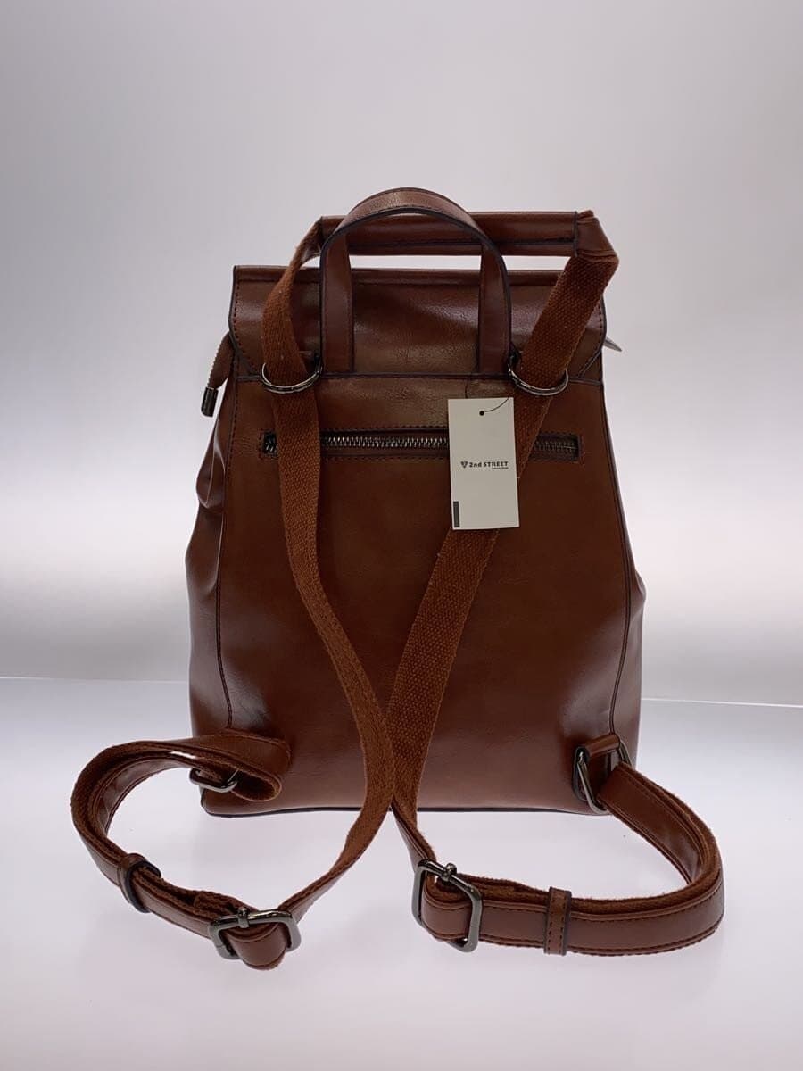 Other Brand Backpack Leather Brown 3