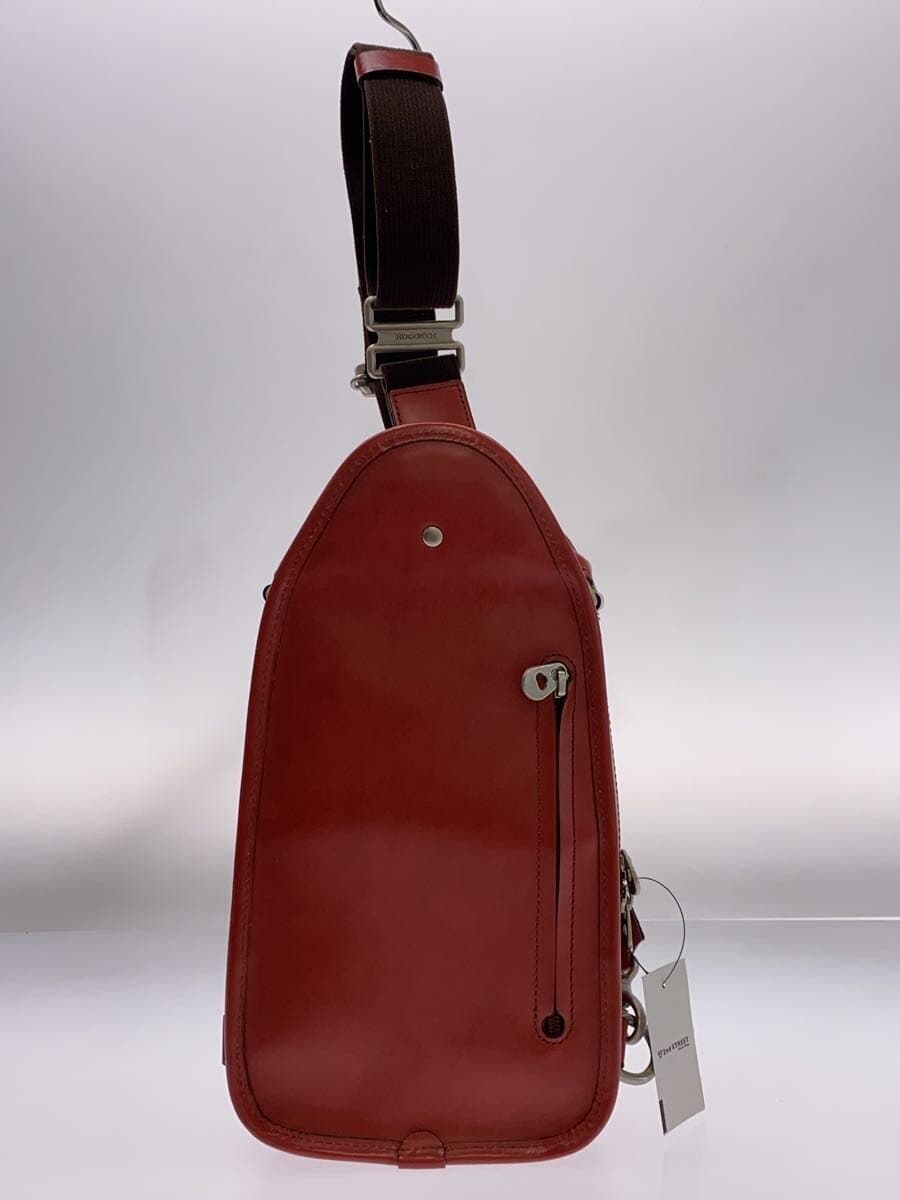 HERGOPOCH Shoulder Bag Cowhide Bordeaux Solid 3