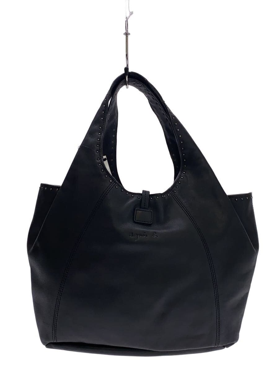 agnes b. Handbag Cowhide Solid