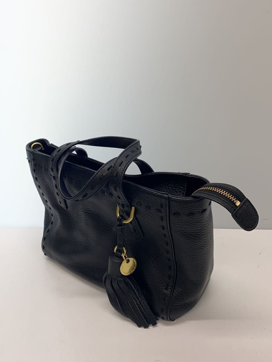 COLE HAAN Shoulder Bag Leather BLK Solid 2