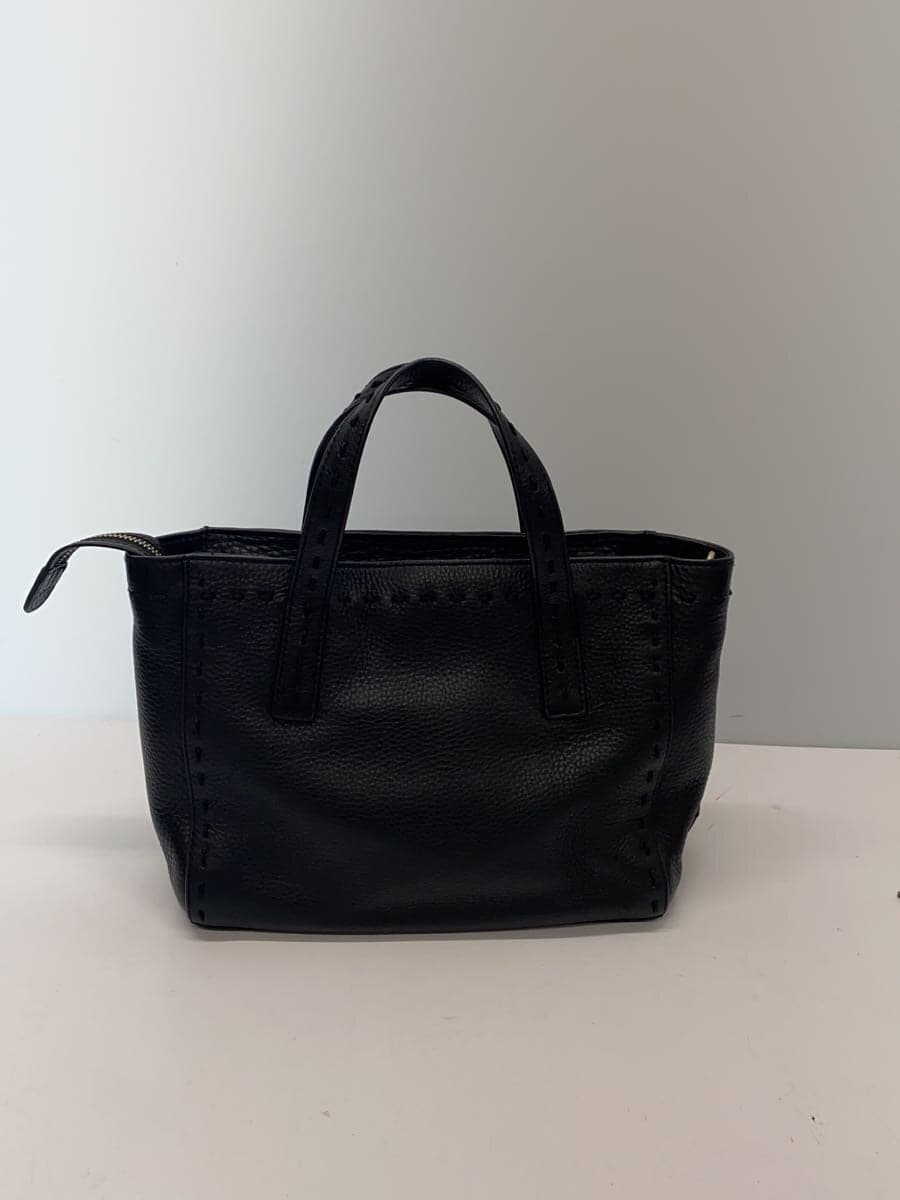 COLE HAAN Shoulder Bag Leather BLK Solid 3