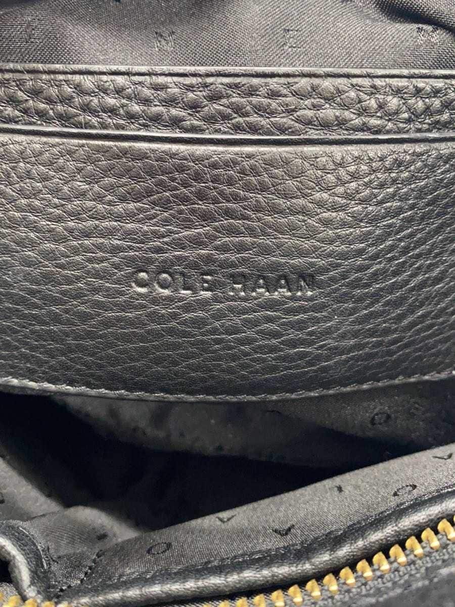 COLE HAAN Shoulder Bag Leather BLK Solid 5