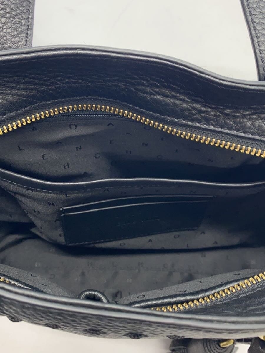 COLE HAAN Shoulder Bag Leather BLK Solid 6