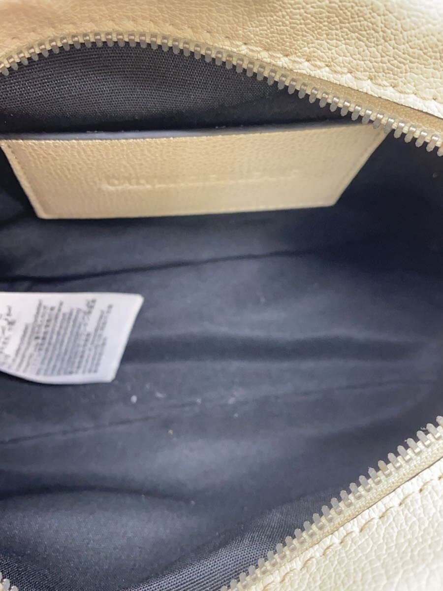 Calvin Klein Shoulder Bag Leather White 6